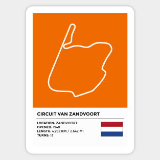 Circuit van Zandvoort [info] Sticker